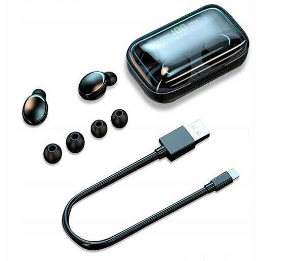 Słuchawki bezprzewodowe dokanałowe TWS Bluetooth - obrazek 8