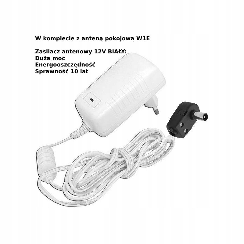Antena pokojowa DVB-T2 DAVBOL W1E MUX8 NAJLEPSZA SUPERMOCNA! - obrazek 8