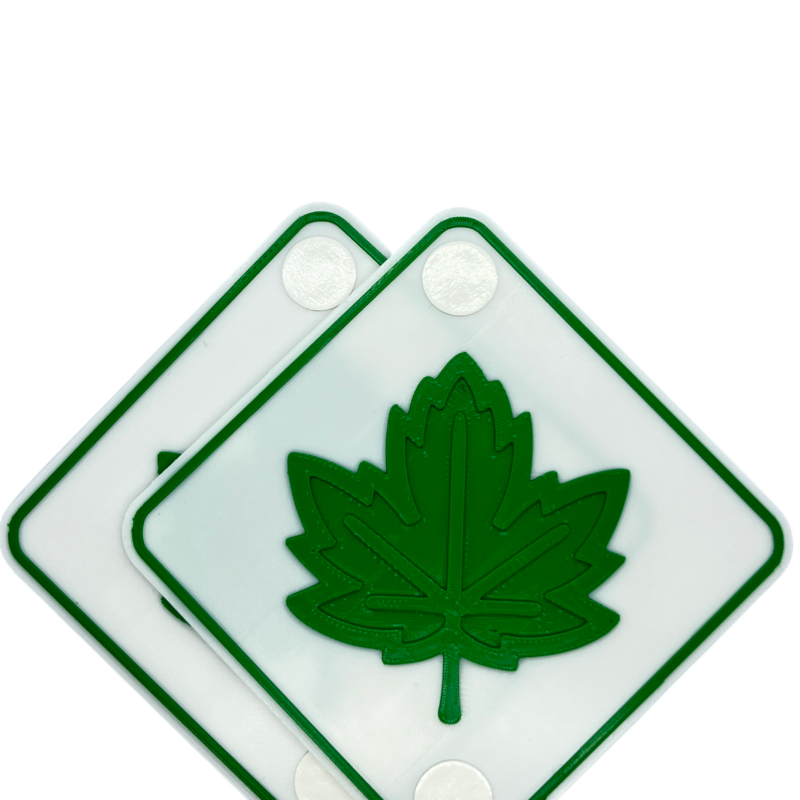 ZIELONY LISTEK POCZĄTKUJĄCY KIEROWCA NANO TAŚMA 2szt