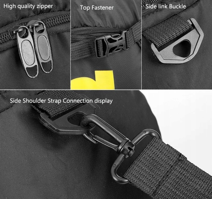 Torba sportowa na ramię plecak 2w1 T60 siłownia LOT - obrazek 7