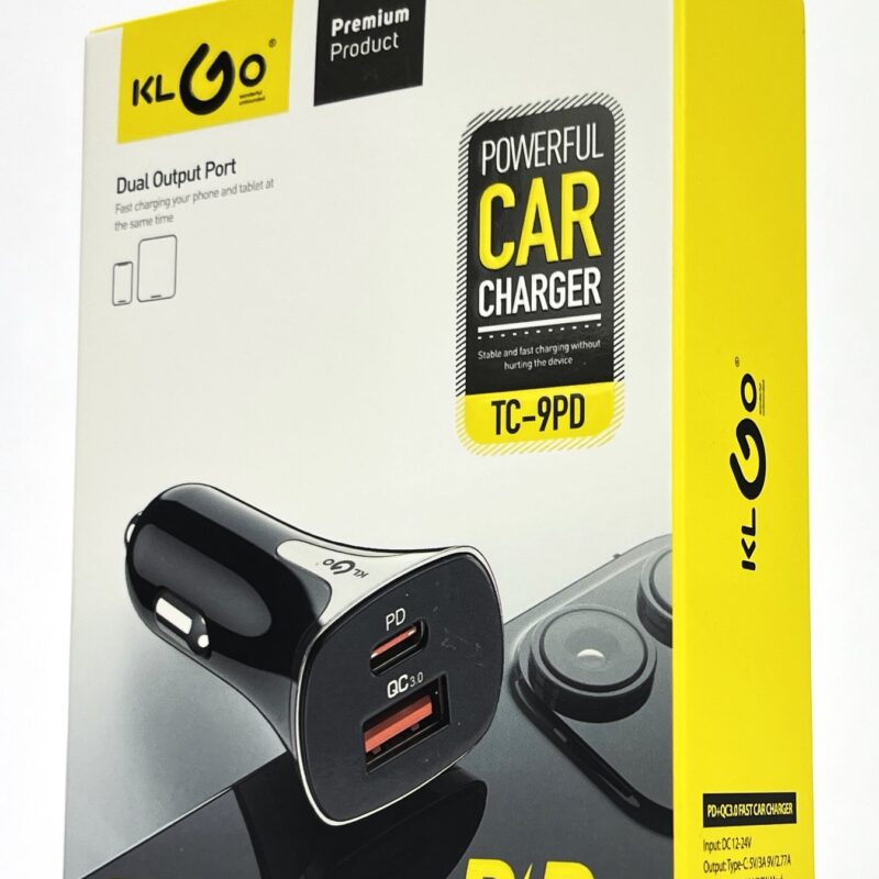 Ładowarka samochodowa 12v szybka do iphone 2x USB TYP C TYP A QC 3.0 PD 25W