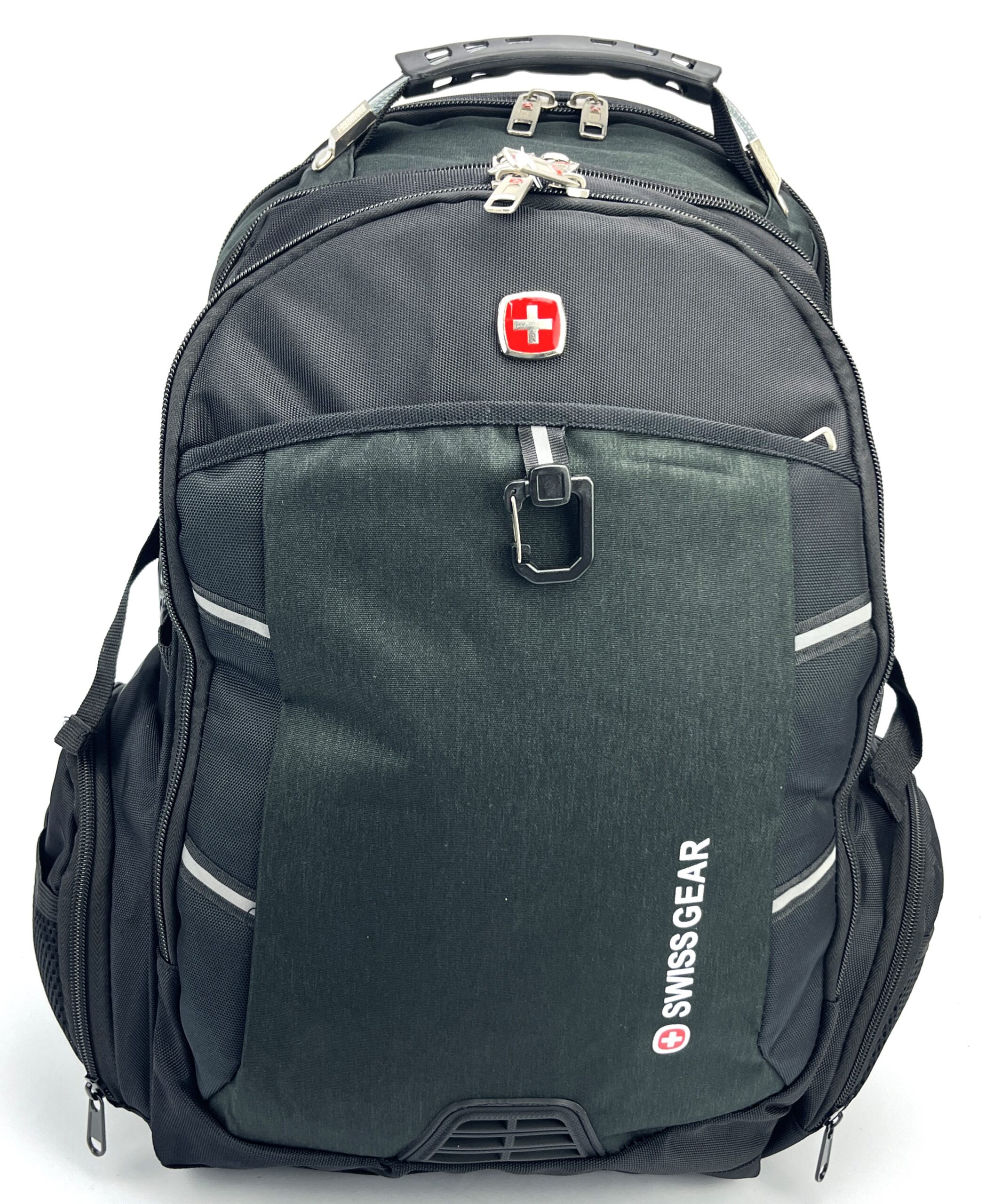 Plecak sportowy turystyczny trekkingowy szkolny SWISS 30L czarny JAKOŚĆ - obrazek 6