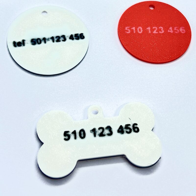 Adresówka dla psa kota personalizowana z nr telefonu i imieniem