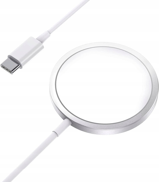 Ładowarka magnetyczna indukcyjna 15W USB C do iPhone 11 12 13 14 15 16 pro